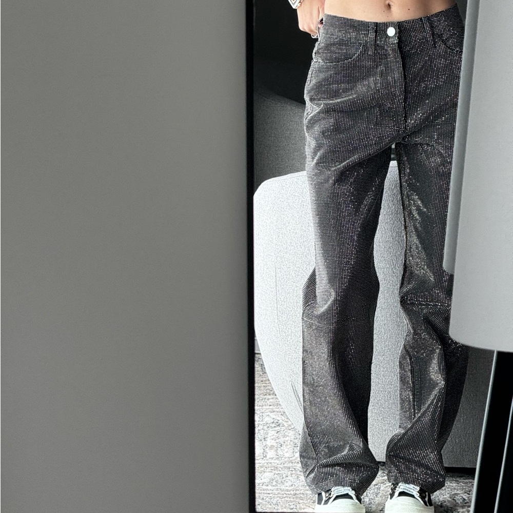 Zara rhinestone jeans zw collection